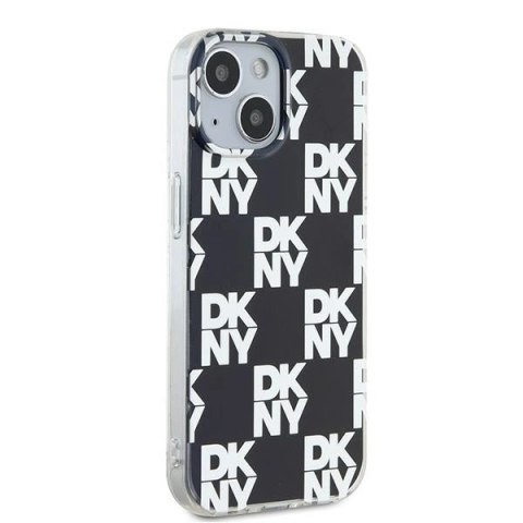 Etui DKNY IML Checkered Mono Pattern na iPhone 15 / 14 / 13 - czarne Etui DKNY IML Checkered Mono Pattern na iPhone 15 / 14 / 13 - czarne