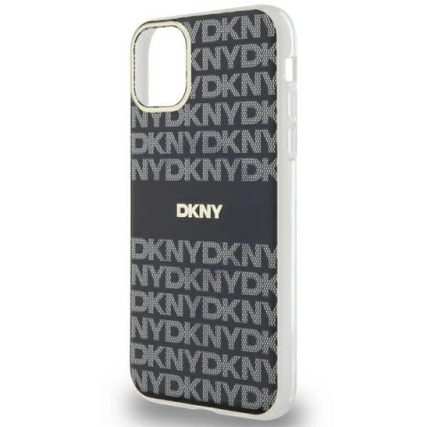 Etui DKNY IML Mono & Stripe MagSafe na iPhone 11 / Xr - czarne Etui DKNY IML Mono & Stripe MagSafe na iPhone 11 / Xr - czarne