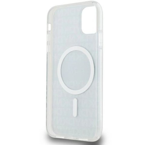 Etui DKNY IML Mono & Stripe MagSafe na iPhone 11 / Xr - czarne Etui DKNY IML Mono & Stripe MagSafe na iPhone 11 / Xr - czarne