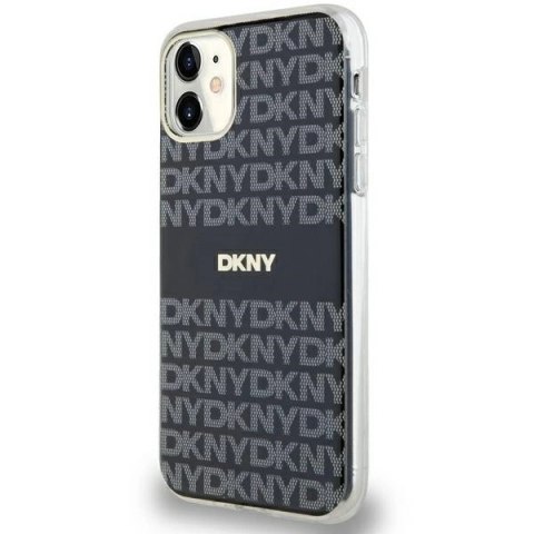 Etui DKNY IML Mono & Stripe MagSafe na iPhone 11 / Xr - czarne Etui DKNY IML Mono & Stripe MagSafe na iPhone 11 / Xr - czarne