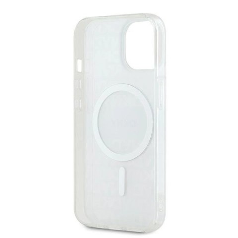 Etui DKNY IML Mono & Stripe MagSafe na iPhone 15 / 14 / 13 - beżowe Etui DKNY IML Mono & Stripe MagSafe na iPhone 15 / 14 / 13 - beżowe