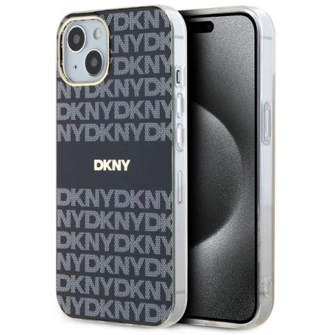 Etui DKNY IML Mono & Stripe MagSafe na iPhone 15 / 14 / 13 - czarne Etui DKNY IML Mono & Stripe MagSafe na iPhone 15 / 14 / 13 - czarne