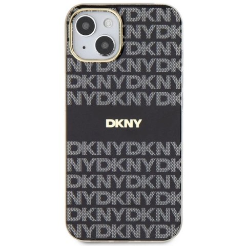 Etui DKNY IML Mono & Stripe MagSafe na iPhone 15 / 14 / 13 - czarne Etui DKNY IML Mono & Stripe MagSafe na iPhone 15 / 14 / 13 - czarne