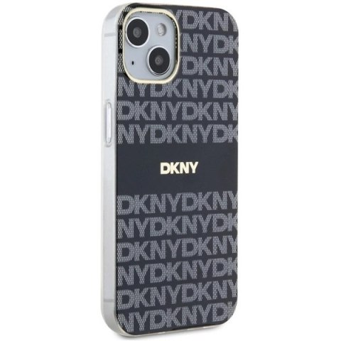 Etui DKNY IML Mono & Stripe MagSafe na iPhone 15 / 14 / 13 - czarne Etui DKNY IML Mono & Stripe MagSafe na iPhone 15 / 14 / 13 - czarne