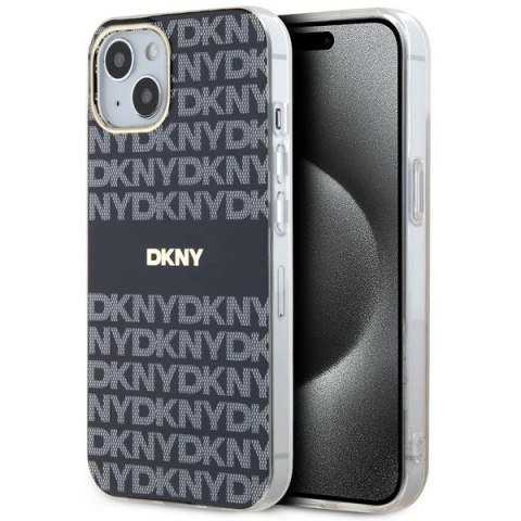 Etui DKNY IML Mono & Stripe MagSafe na iPhone 15 / 14 / 13 - czarne Etui DKNY IML Mono & Stripe MagSafe na iPhone 15 / 14 / 13 - czarne
