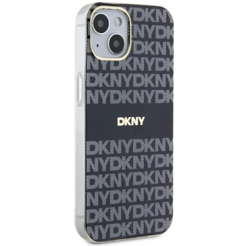 Etui DKNY IML Mono & Stripe MagSafe na iPhone 15 / 14 / 13 - czarne Etui DKNY IML Mono & Stripe MagSafe na iPhone 15 / 14 / 13 - czarne