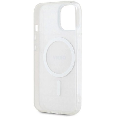 Etui DKNY IML Mono & Stripe MagSafe na iPhone 15 / 14 / 13 - różowe Etui DKNY IML Mono & Stripe MagSafe na iPhone 15 / 14 / 13 - różowe