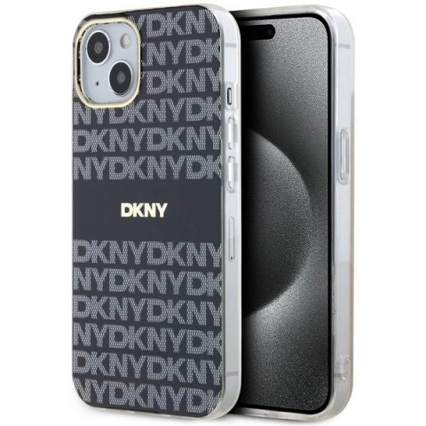 Etui DKNY IML Mono & Stripe MagSafe na iPhone 15 Plus / 14 Plus - czarne Etui DKNY IML Mono & Stripe MagSafe na iPhone 15 Plus / 14 Plus - czarne