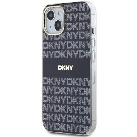 Etui DKNY IML Mono & Stripe MagSafe na iPhone 15 Plus / 14 Plus - czarne Etui DKNY IML Mono & Stripe MagSafe na iPhone 15 Plus / 14 Plus - czarne