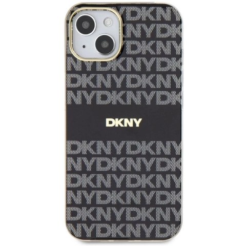 Etui DKNY IML Mono & Stripe MagSafe na iPhone 15 Plus / 14 Plus - czarne Etui DKNY IML Mono & Stripe MagSafe na iPhone 15 Plus / 14 Plus - czarne