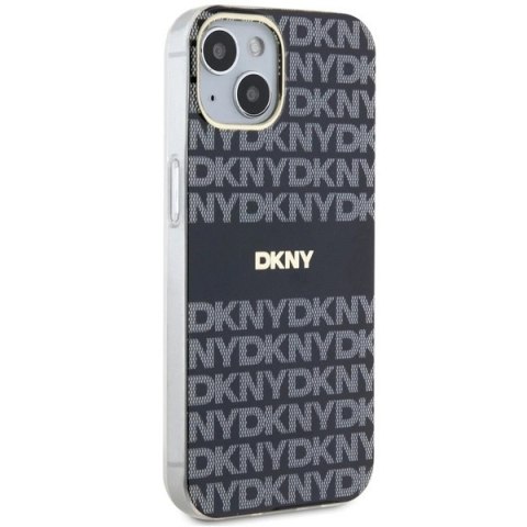 Etui DKNY IML Mono & Stripe MagSafe na iPhone 15 Plus / 14 Plus - czarne Etui DKNY IML Mono & Stripe MagSafe na iPhone 15 Plus / 14 Plus - czarne