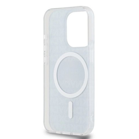 Etui DKNY IML Mono & Stripe MagSafe na iPhone 15 Pro Max - czarne Etui DKNY IML Mono & Stripe MagSafe na iPhone 15 Pro Max - czarne