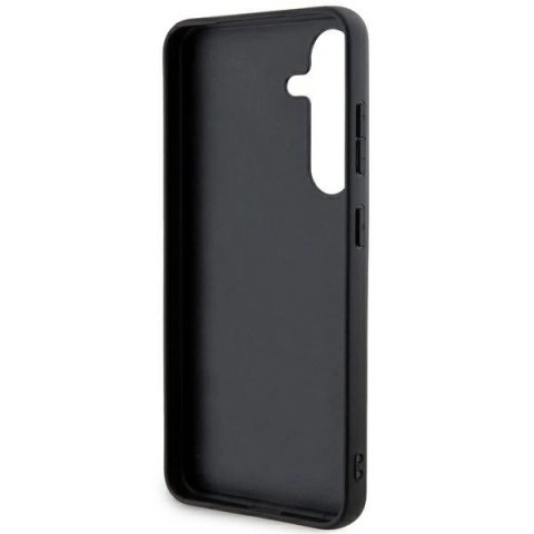 Etui DKNY Leather Mono Stripe & Metal Logo na Samsung Galaxy S24+ - czarne Etui DKNY Leather Mono Stripe & Metal Logo na Samsung Galaxy S24+ - czarne