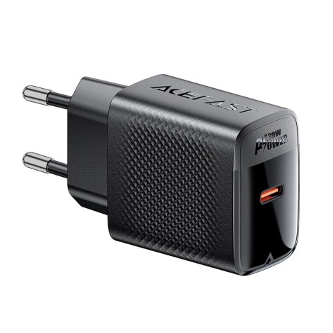 Ładowarka Acefast A102 sieciowa GaN USB-C PD 30W - czarna Ładowarka Acefast A102 sieciowa GaN USB-C PD 30W - czarna