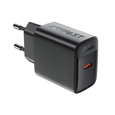 Ładowarka Acefast A104 sieciowa GaN USB-C PD SFC 25W - czarna Ładowarka Acefast A104 sieciowa GaN USB-C PD SFC 25W - czarna