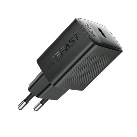 Ładowarka Acefast A104 sieciowa GaN USB-C PD SFC 25W - czarna Ładowarka Acefast A104 sieciowa GaN USB-C PD SFC 25W - czarna