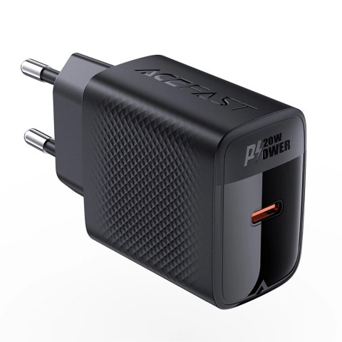 Ładowarka Acefast A82 sieciowa GaN USB-C PD 20W - czarna Ładowarka Acefast A82 sieciowa GaN USB-C PD 20W - czarna