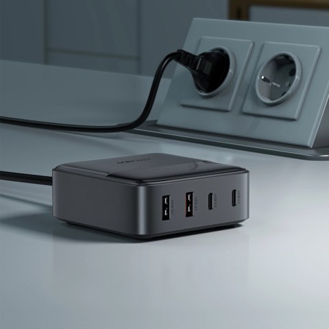 Ładowarka Acefast Z6 sieciowa GaN biurkowa 2x USB-A / 2x USB-C PD 65W - czarna Ładowarka Acefast Z6 sieciowa GaN biurkowa 2x USB-A / 2x USB-C PD 65W - czarna