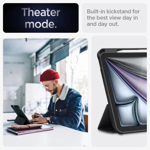 Etui Spigen Urban Fit na iPad Air 10.9'' 4/5 2020-2022 / 11.6'' 2024 - czarne Etui Spigen Urban Fit na iPad Air 10.9'' 4/5 2020-2022 / 11.6'' 2024 - czarne