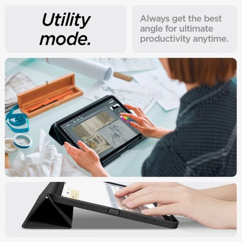 Etui Spigen Urban Fit na iPad Air 10.9'' 4/5 2020-2022 / 11.6'' 2024 - czarne Etui Spigen Urban Fit na iPad Air 10.9'' 4/5 2020-2022 / 11.6'' 2024 - czarne