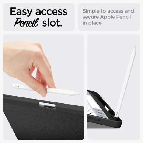 Etui Spigen Urban Fit na iPad Air 10.9'' 4/5 2020-2022 / 11.6'' 2024 - czarne Etui Spigen Urban Fit na iPad Air 10.9'' 4/5 2020-2022 / 11.6'' 2024 - czarne