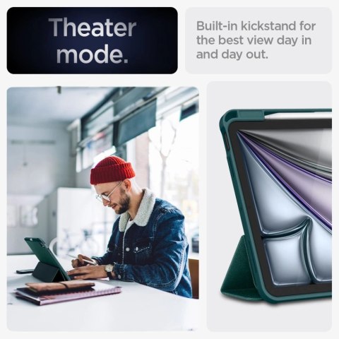 Etui Spigen Urban Fit na iPad Air 10.9'' 4/5 2020-2022 / 11.6'' 2024 - zielone Etui Spigen Urban Fit na iPad Air 10.9'' 4/5 2020-2022 / 11.6'' 2024 - zielone