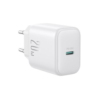 Ładowarka Joyroom JR-TCF20 sieciowa USB-C PD 20W - biała + kabel USB-C / USB-C 1m