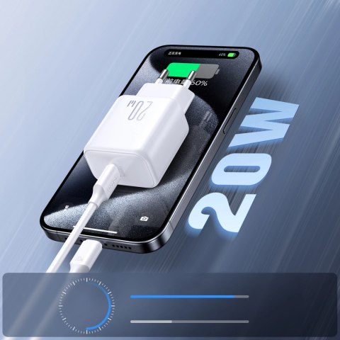 Ładowarka Joyroom JR-TCF20 sieciowa USB-C PD 20W - biała Ładowarka Joyroom JR-TCF20 sieciowa USB-C PD 20W - biała