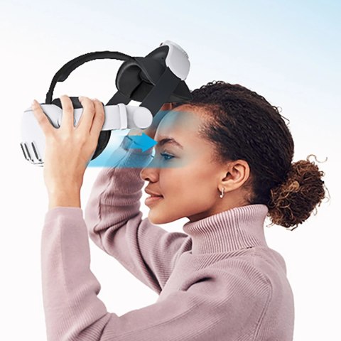 Pasek odciążający BoboVR M3 Mini do gogli VR Meta Quest 3 - biało-czarny Pasek odciążający BoboVR M3 Mini do gogli VR Meta Quest 3 - biało-czarny
