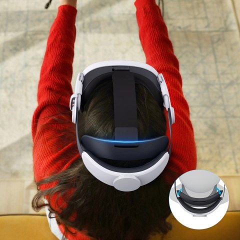 Pasek odciążający BoboVR M3 Mini do gogli VR Meta Quest 3 - biało-czarny Pasek odciążający BoboVR M3 Mini do gogli VR Meta Quest 3 - biało-czarny