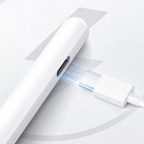 Rysik Joyroom JR-X15 aktywny 130mAh USB-C - biały Rysik Joyroom JR-X15 aktywny 130mAh USB-C - biały