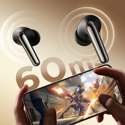 Słuchawki Joyroom Funpods JR-FN1 bezprzewodowe douszne TWS Bluetooth 5.4 ANC ENC - czarne Słuchawki Joyroom Funpods JR-FN1 bezprzewodowe douszne TWS Bluetooth 5.4 ANC ENC - czarne