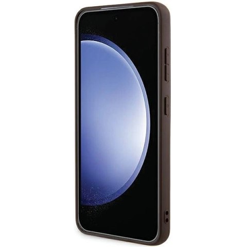 Etui Guess 4G Big Metal Logo na Samsung Galaxy A55 - brązowe