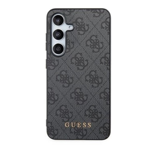 Etui Guess 4G Metal Gold Logo na Samsung Galaxy A35 - czarne