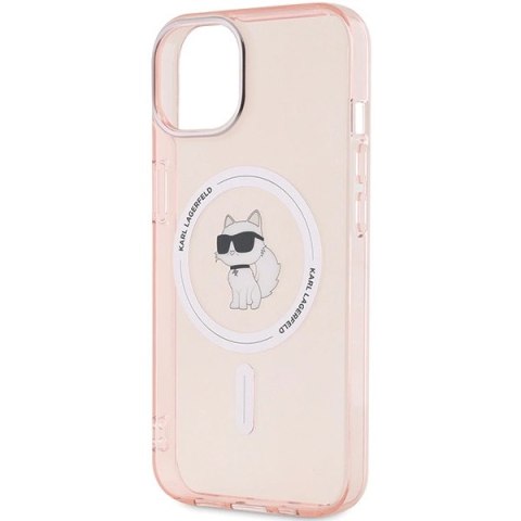 Etui Karl Lagerfeld IML Choupette MagSafe na iPhone 14 / 15 / 13 - różowe Etui Karl Lagerfeld IML Choupette MagSafe na iPhone 14 / 15 / 13 - różowe