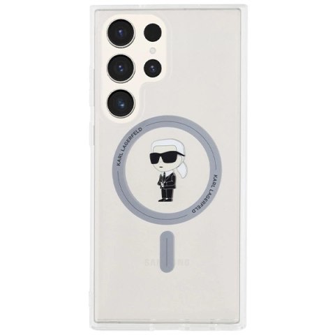 Etui Karl Lagerfeld IML Ikonik MagSafe na Samsung Galaxy S24 Ultra - przezroczyste Etui Karl Lagerfeld IML Ikonik MagSafe na Samsung Galaxy S24 Ultra - przezroczyste