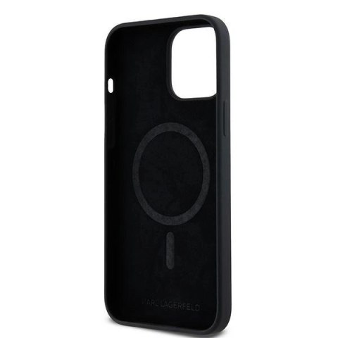Etui Karl Lagerfeld Silicone Karl&Choupette MagSafe na iPhone 13 Pro / 13 - czarne