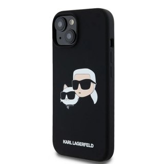 Etui Karl Lagerfeld Silicone Karl&Choupette MagSafe na iPhone 15 / 14 / 13 - czarne