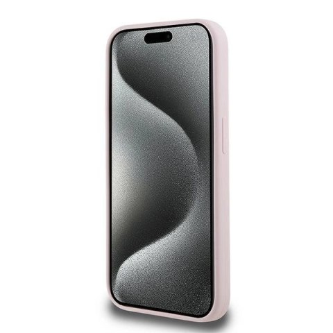 Etui Karl Lagerfeld Silicone Karl&Choupette MagSafe na iPhone 15 Pro - różowe Etui Karl Lagerfeld Silicone Karl&Choupette MagSafe na iPhone 15 Pro - różowe