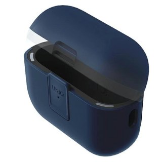 Etui UNIQ Clyde Lock Case na AirPods Pro 2 (2022/2023) - niebiesko-ciemnoszare