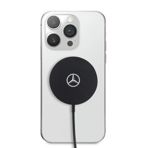 Ładowarka Mercedes 15W MagSafe indukcyjna - czarna Ładowarka Mercedes 15W MagSafe indukcyjna - czarna