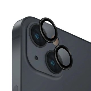 Szkło UNIQ Optix Aluminium Camera Lens Protector na obiektyw aparatu iPhone 14 / 14 Plus z aplikatorem - czarne