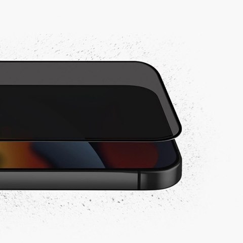 Szkło UNIQ Optix Privacy hartowane prywatyzujące na iPhone 14 / 13 / 13 Pro z aplikatorem