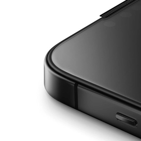 Szkło UNIQ Optix Privacy hartowane prywatyzujące na iPhone 15 Pro Max z aplikatorem Szkło UNIQ Optix Privacy hartowane prywatyzujące na iPhone 15 Pro Max z aplikatorem
