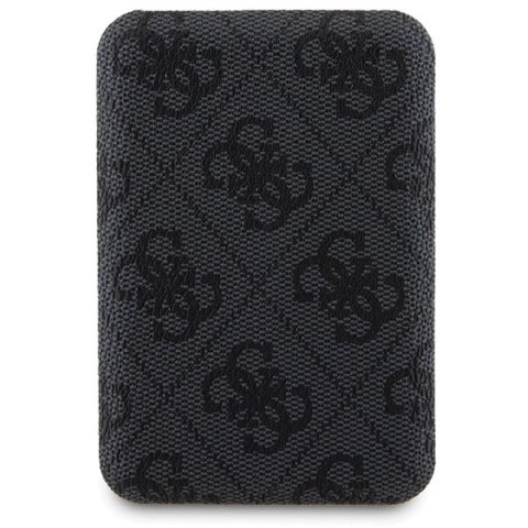 Zestaw etui Guess 4G Metal Logo na iPhone 15 + powerbank 5000mAh MagSafe - czarny