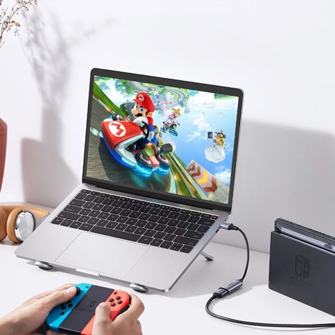 Adapter Ugreen CM489 40189 HDMI (żeński) - USB-A / USB-C (męski) - szary Adapter Ugreen CM489 40189 HDMI (żeński) - USB-A / USB-C (męski) - szary
