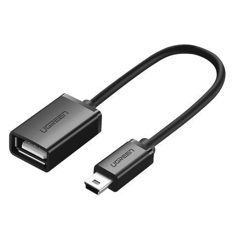 Adapter Ugreen US249 10383 mini USB-B (męski) / USB-A (żeński) OTG 10cm - szary Adapter Ugreen US249 10383 mini USB-B (męski) / USB-A (żeński) OTG 10cm - szary