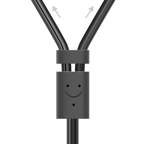 Kabel Ugreen AV102 10772 3,5 mm mini jack (męski) / 2RCA (męski) 1m - szary Kabel Ugreen AV102 10772 3,5 mm mini jack (męski) / 2RCA (męski) 1m - szary