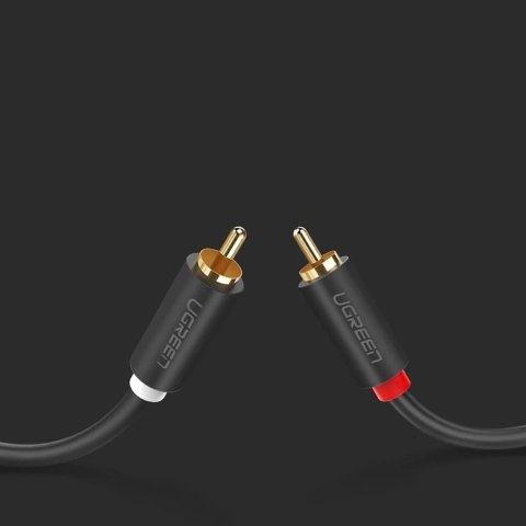 Kabel Ugreen AV104 30747 audio 2RCA (męski) / 2RCA (męski) 1m - szary Kabel Ugreen AV104 30747 audio 2RCA (męski) / 2RCA (męski) 1m - szary