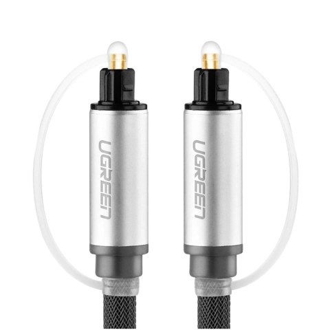 Kabel Ugreen AV108 10539 optyczny Toslink/SPDIF 1m - szary Kabel Ugreen AV108 10539 optyczny Toslink/SPDIF 1m - szary